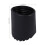 Rubber Ladder Foot Cover Black 4 Pcs 5