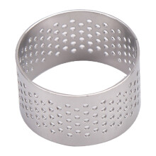 Stainless Steel Tart Ring 8 inch Perforated