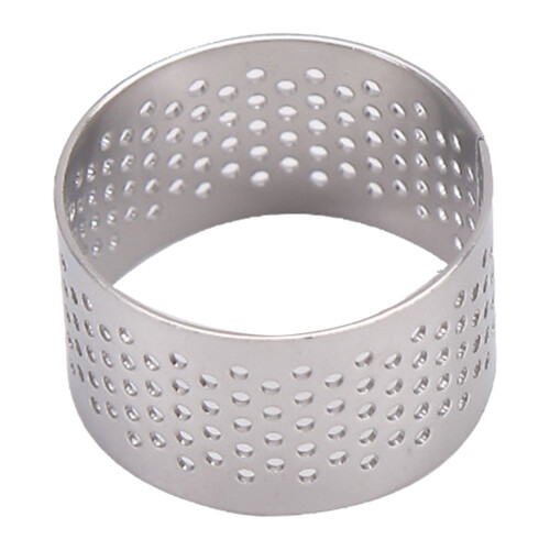 Stainless Steel Tart Ring 8 inch Perforated