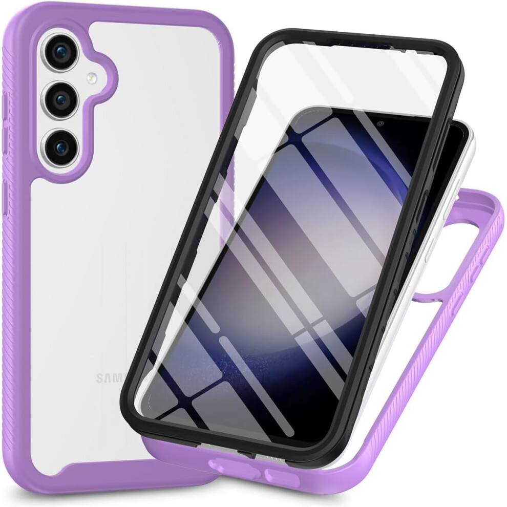 Slim Rugged Clear Hybrid Case With Built-In Screen 959110417461