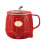Electric Heated Milk Cup Portable 600ml Red 1