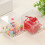 Transparent Square Plastic Box with Lid 12 pcs 7