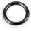 G23 Titan-Septumring 8G–12G 10–14 mm Schwarz oder Silber 1