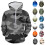Sweat à capuche camouflage pour homme, coupe ample, long 1
