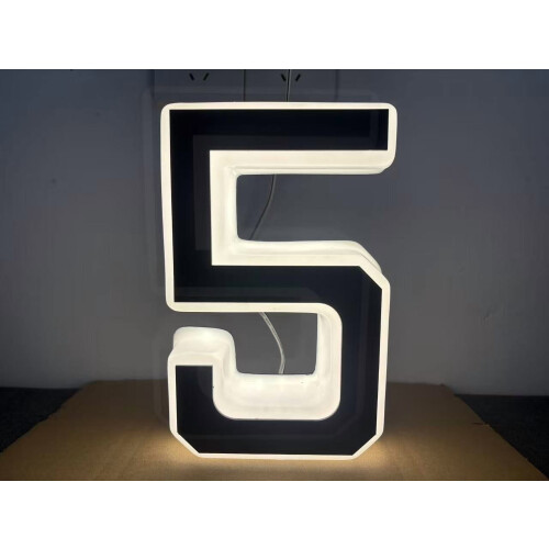 Numéros de maison solaires à LED 9 pouces, étanches IP65