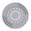Microfiber Round Beach Towel Geometric Print 150 cm 1