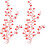 Iron-On Embroidered Flower Patches Cotton 2 pcs 1
