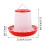 Chicken Feeder with Handle 10.2x8.9 Inch Durable Outdoor 2