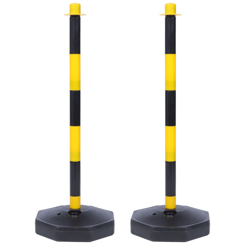 Safety Cones Warning Column 2 pcs