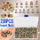 Zinc-Plated Threaded Inserts Assortment 230 Pcs 1