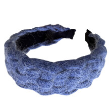 Geflochtenes Haarband für Damen, breites, gewebtes Haaraccessoire