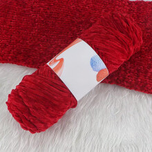 Chenille goudkleurig fluwelen garen 120m 1 stuk