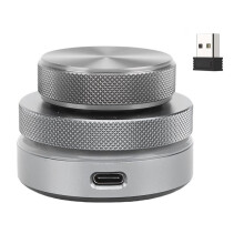 Lautstärkeregler, 2,4-GHz--USB-C-Kabel-Multimedia-Controller-Knopf mit RGB-Beleuchtung