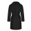 Women's double-face wool trench coat with knit lapel and 5