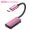 USB-C to 3.5mm audio splitter cable with charger passthrough 1