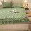 Draps-housses élastiques en velours matelassé (1 ensemble) 8