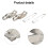 Roof Heating Cable Clips 25 Pack Easy Install 4