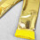 Kids Shiny Dance Pants Solid Gold Hot Stamping 2-3 Years 4