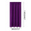 Blackout Kitchen Curtain Panel Purple 37.8x44.9 in 3