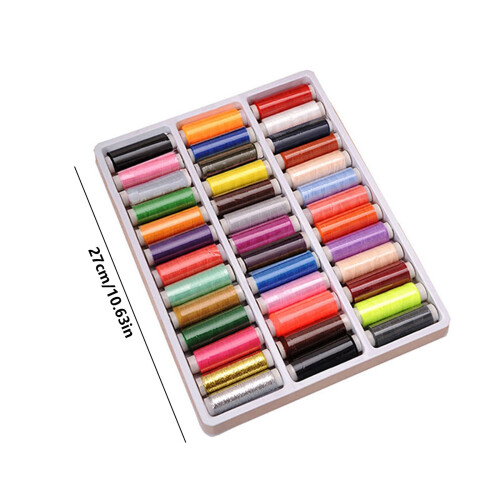 Needle and Thread Kit Polyester Sewing Thread Set 12 Colors 2