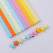 Origami Paper Strips Double-Sided Star 2160 Sheets 10 Colors