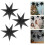 Black Paper Lampshade Decorative Ceiling Pendant Light 3 pcs 1