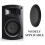 Car Speaker Grill Protector Black Frame 2 pcs 8