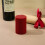 Burgundy Scented Pillar Candles 3-inch diameter 1