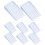 Construction shims white 8 pcs 2 x 1.2 x 0.4 in 1