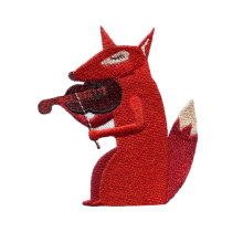Fox Embroidered Patch Iron-On or Sew-On 1 Piece