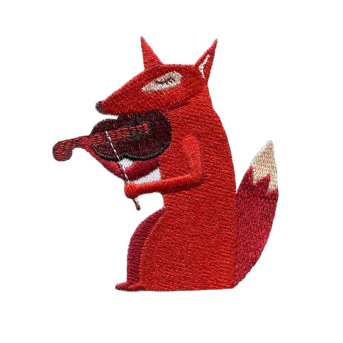 Fox Embroidered Patch Iron-On or Sew-On 1 Piece