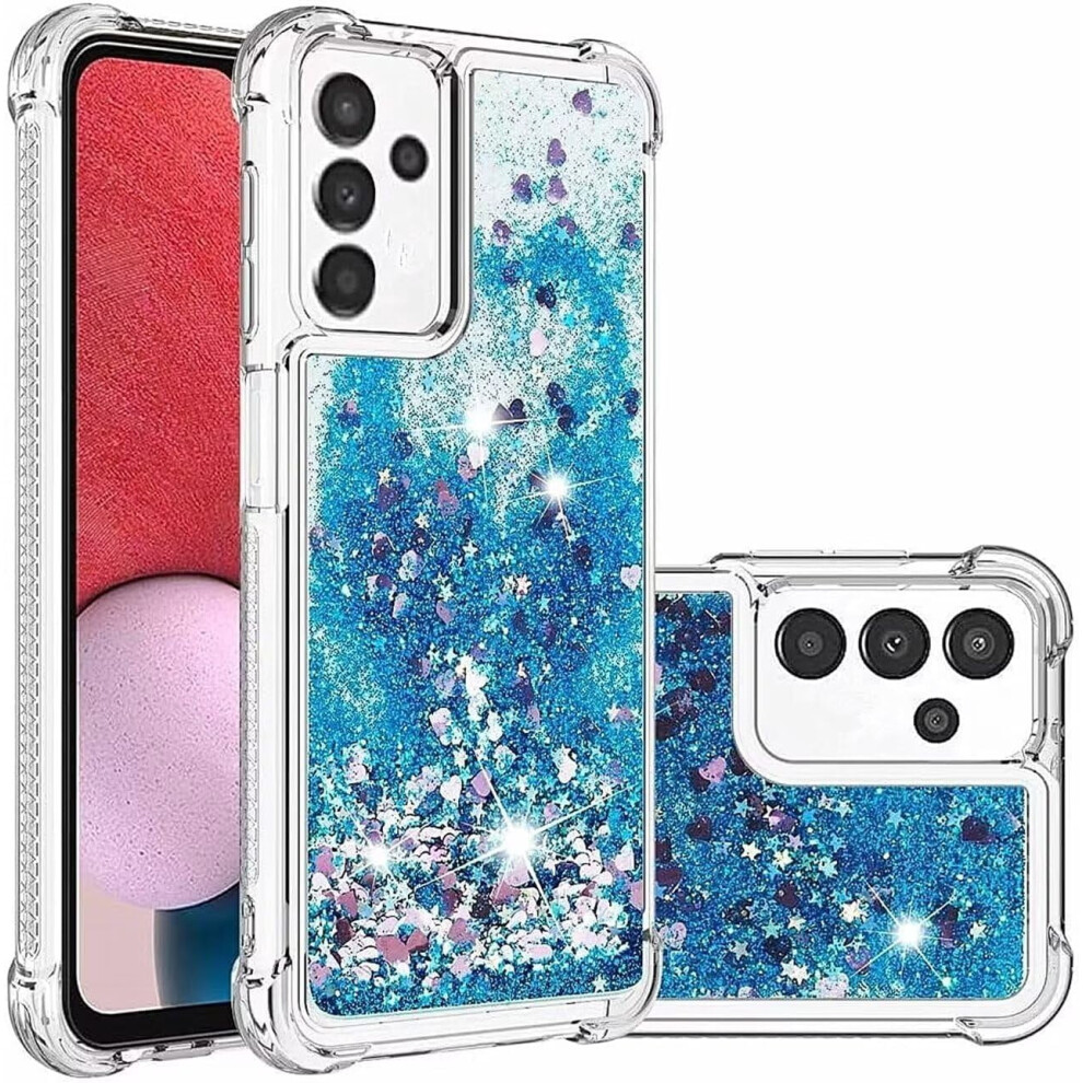 Liquid Hearts Case For Galaxy A36 5G Blue 968604600036