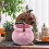 Cubo de calabaza de plástico con asa para dulces 5