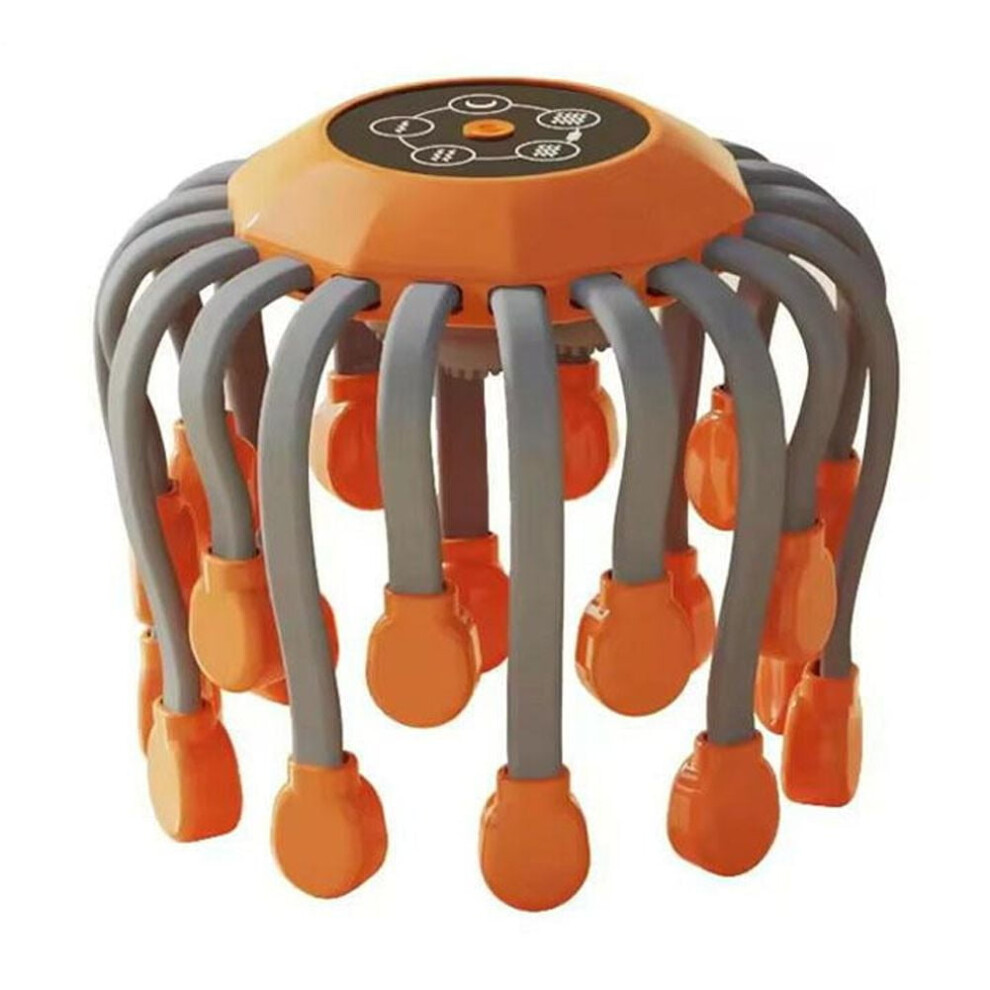 Octopus Head Massager with 14 Vibrating Points 5 Modes