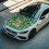 Four Leaf Clover Car Hood Cover Universal Elastic 3
