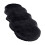 Black plush bedroom rug extra large 1