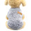 Grey Wool Puppy Sweater for Small to Medium Dogs 1