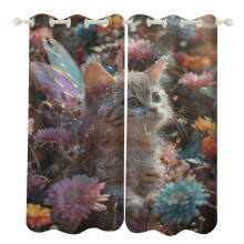 Rideaux occultants thermiques Crystal Cat