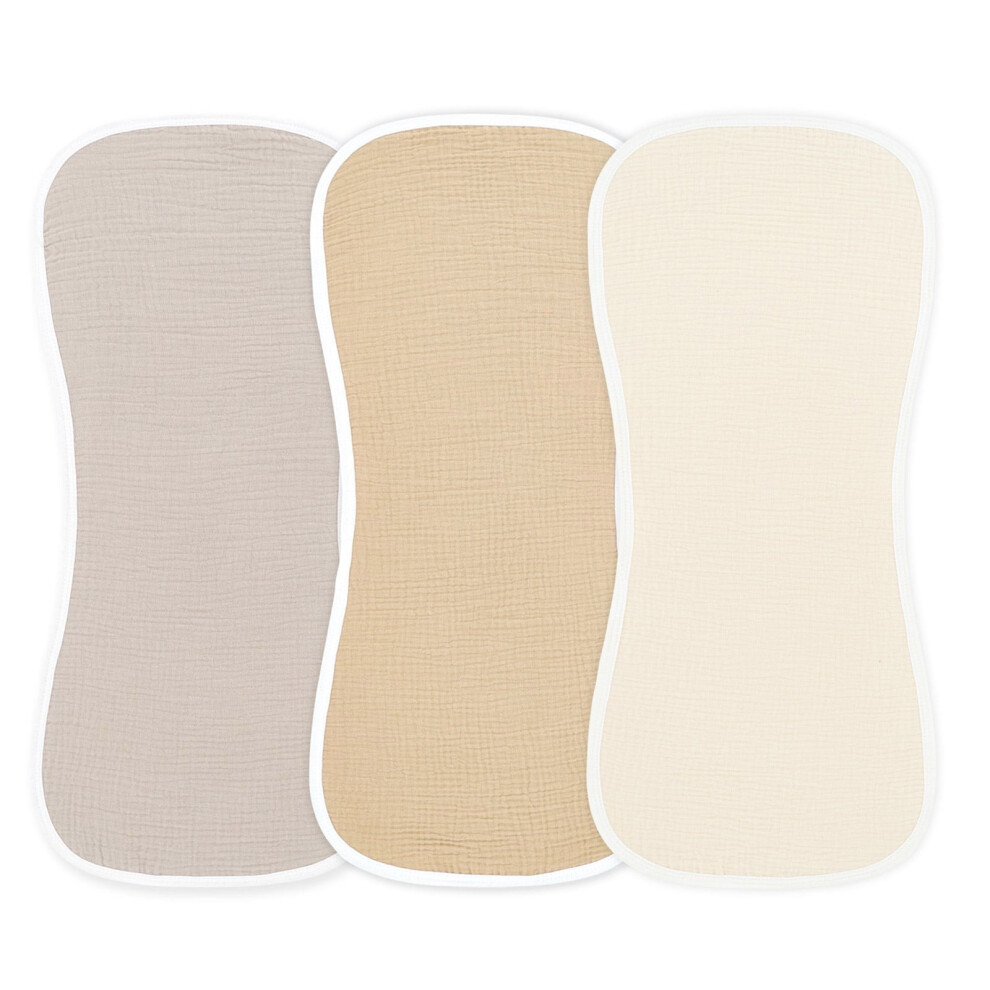 Baby Burp Cloth Soft Cotton Absorbent 3pcs