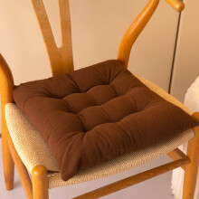 Corduroy floor cushion soft chair seat pillow 1 piece