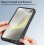 Rugged Clear Hybrid Case for Galaxy A16 5G/4G Purple 7