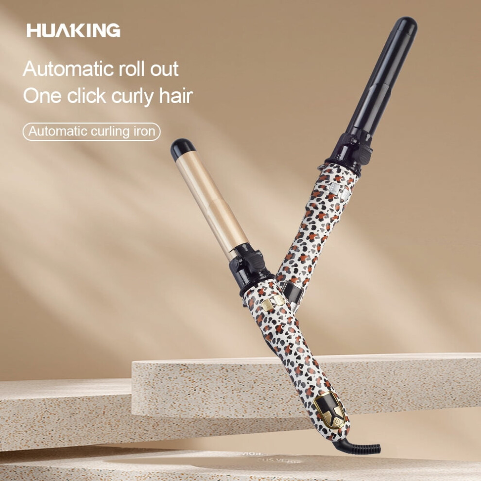 Auto-Rotating Curling Wand for Beach Waves and Curls 1.25