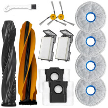 Vervangaccessoireskit voor X60 Max Ultra, 1 Hoofdborstel, 2 HEPA-Filters, 4 Dweilpads, 2 Zijborstels, 2 Stofzakken