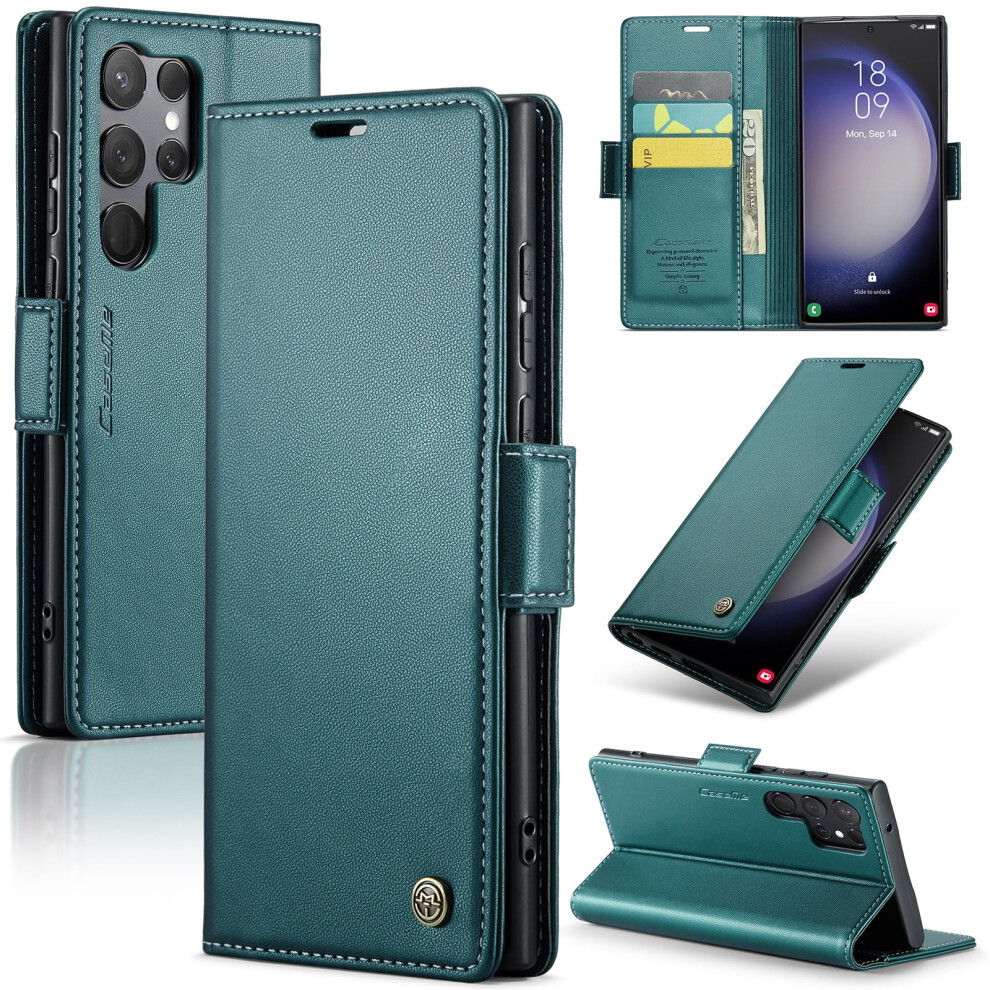 Caseme Leather Wallet Case For Samsung Galaxy S23 Ultra 5G 974856097838