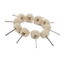 Wool Buffing Wheels for Dremel Tools 10-Piece Set