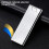 Refillable Metal Lighter Slim Wind-Resistant Butane Flame 6