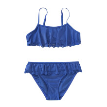 Girls' Toddler Swimsuit Set 2-Piece High-Waist Bikini