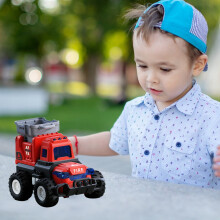 Inertia-Powered Bulldozer Toy for Toddlers 1-3 Years
