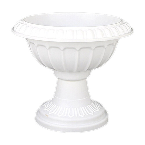 Hvid plastik urtepotte moderne romerstil urneplanter 1