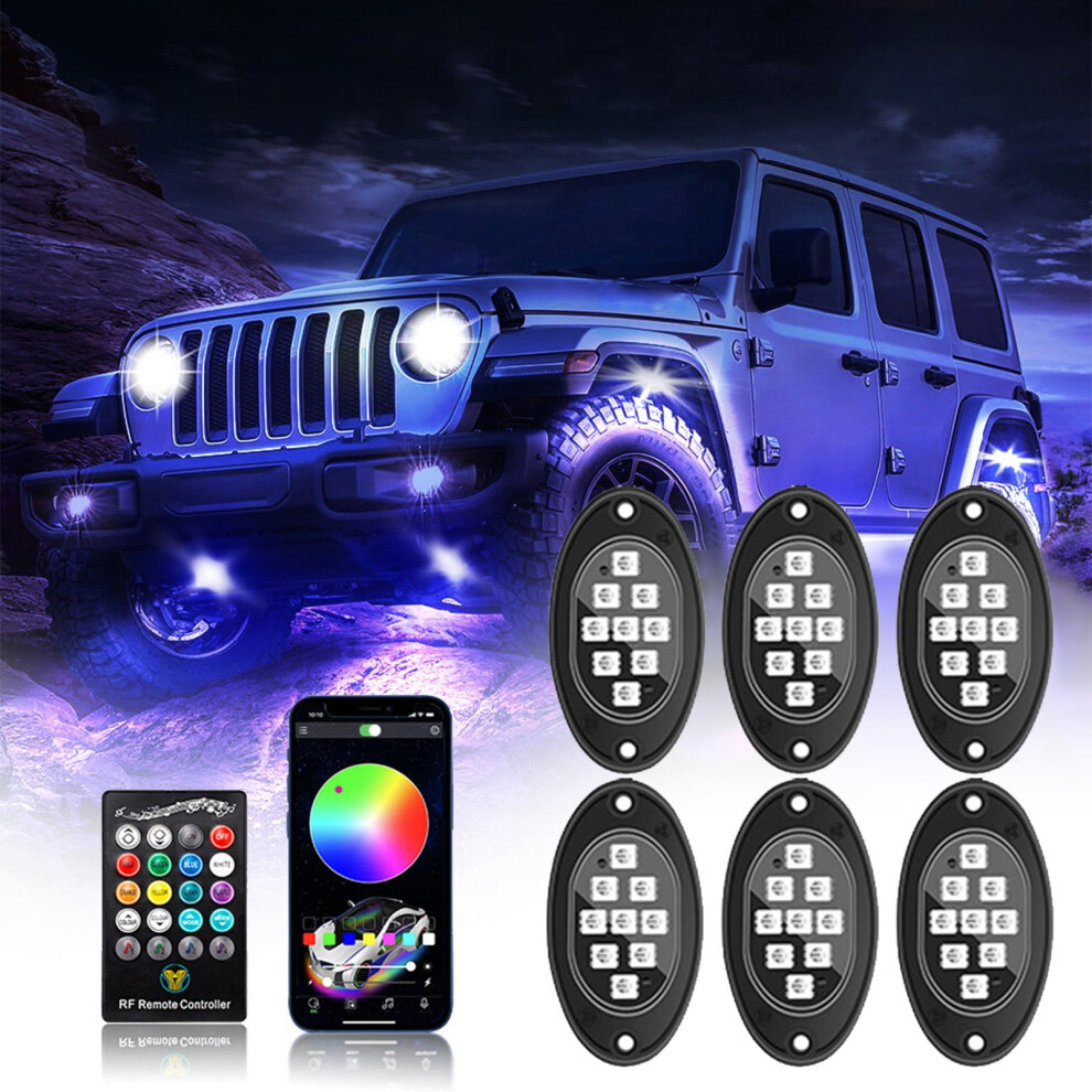 Rgb Chassis Lights Bluetooth Music Sync 2.81.4 Inch 952399355196
